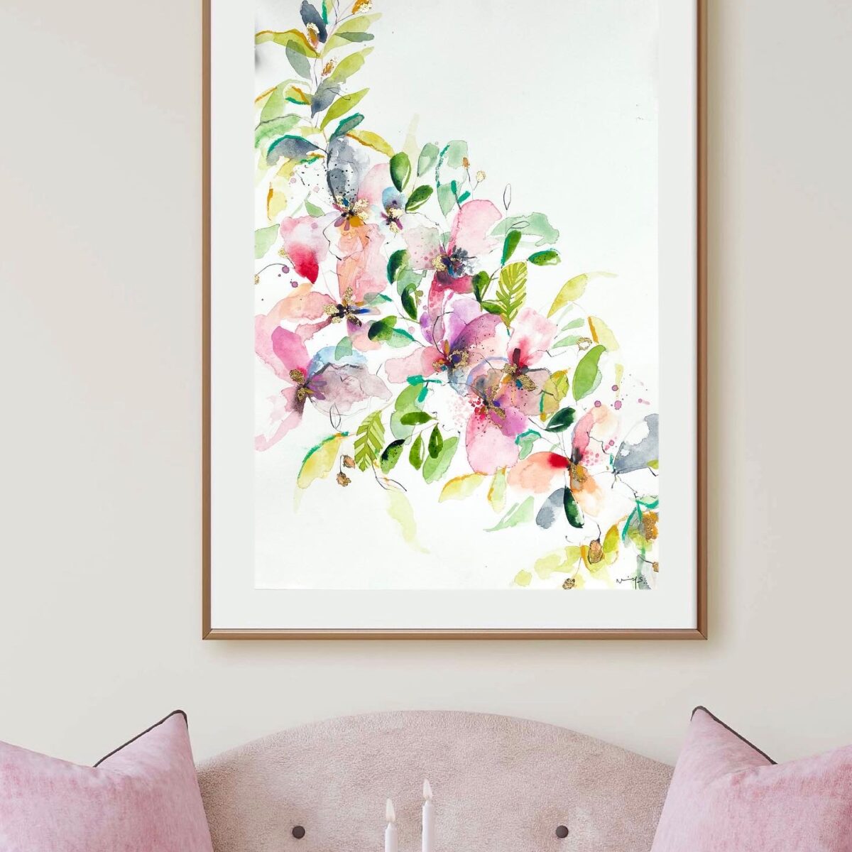 Whispers of Bloom – Original watercolour painting