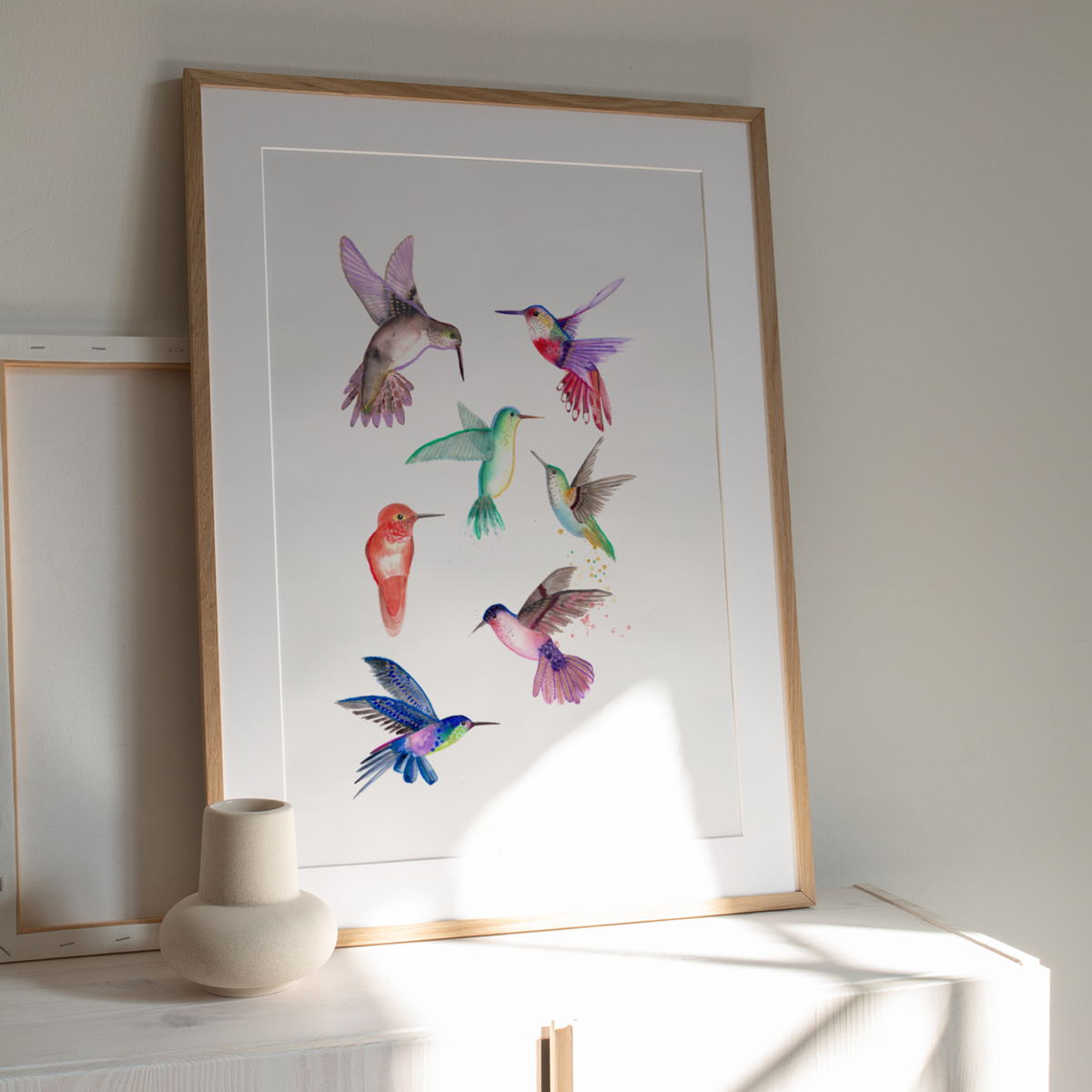 HummingBirds – Original watercolour painting