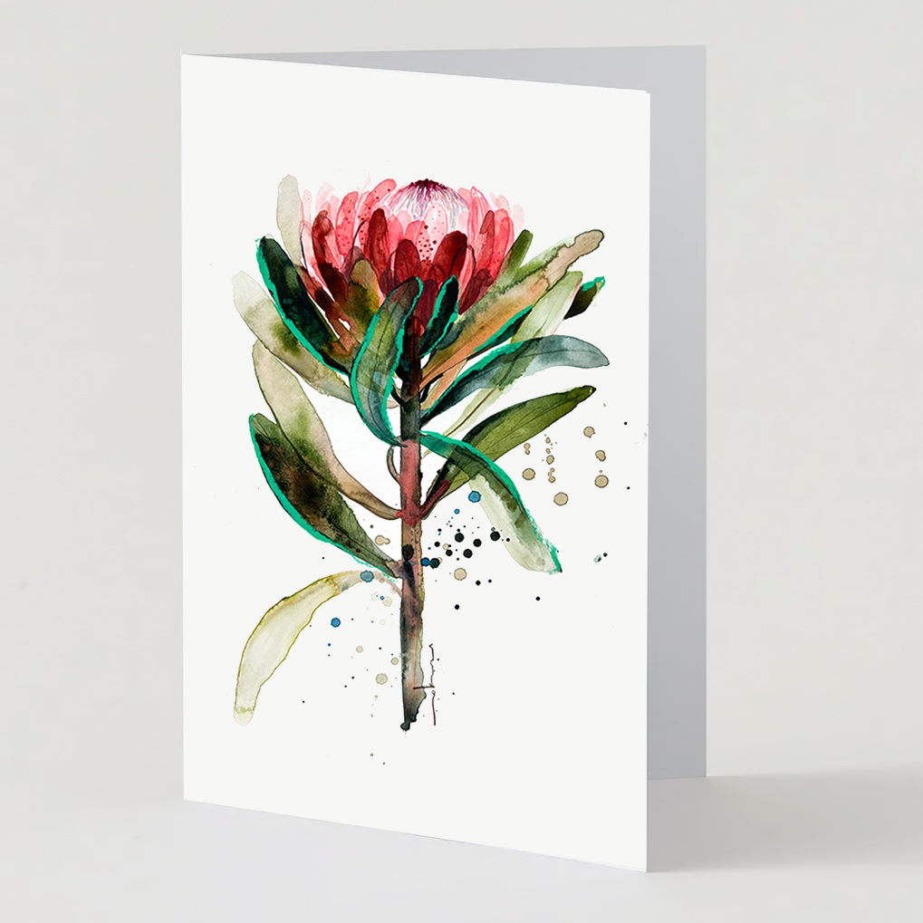 Protea Greeting Card