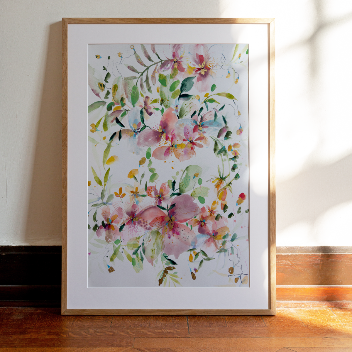 Whispers of Bloom – Original watercolour painting